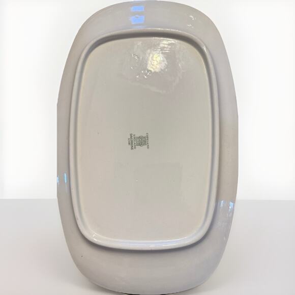 Copeland Spode Dauphine S3381 12” Rectangular Serving Platter Green Gold Pattern - Picture 2 of 6